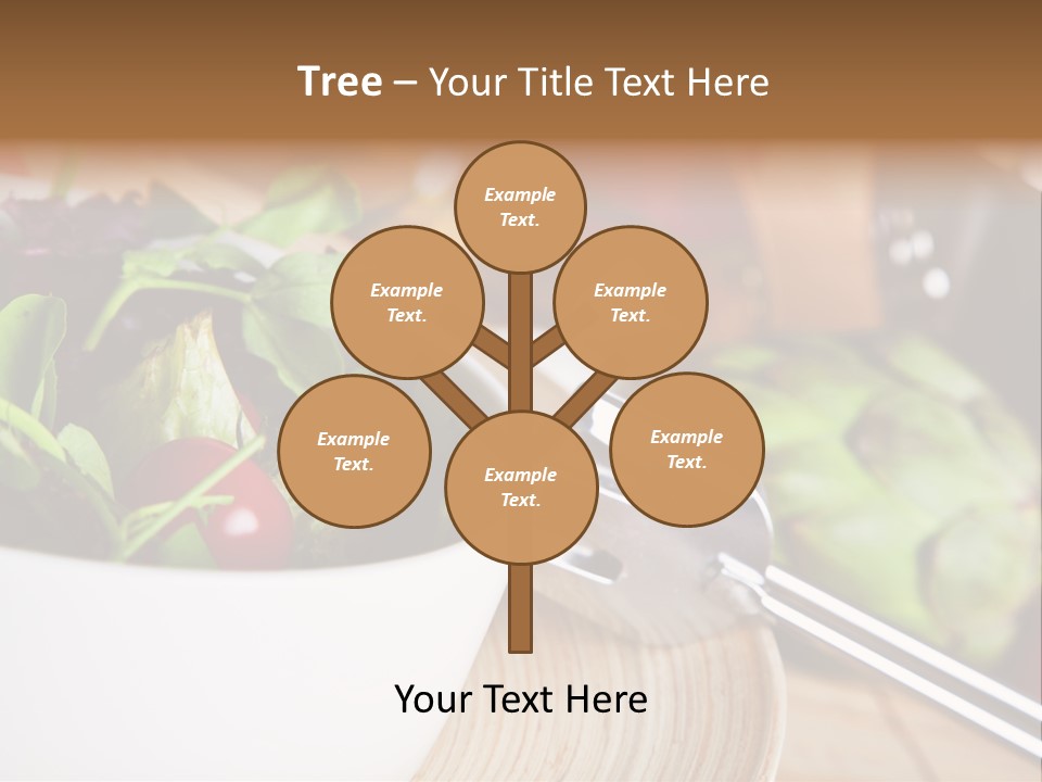 Freshness Dinnertime Macro PowerPoint Template