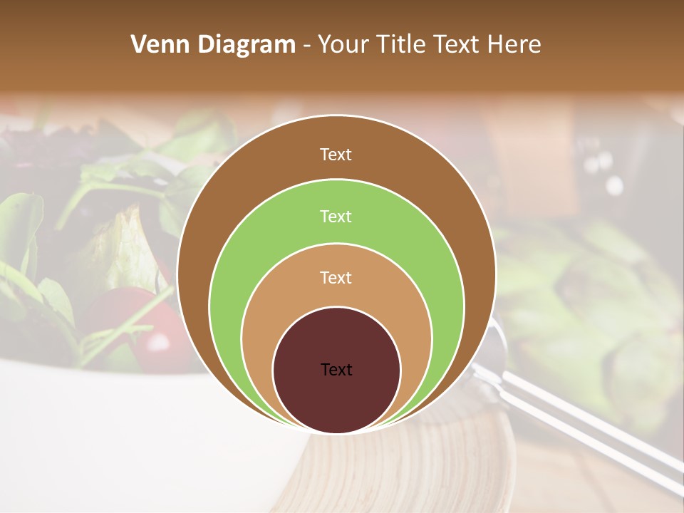 Freshness Dinnertime Macro PowerPoint Template