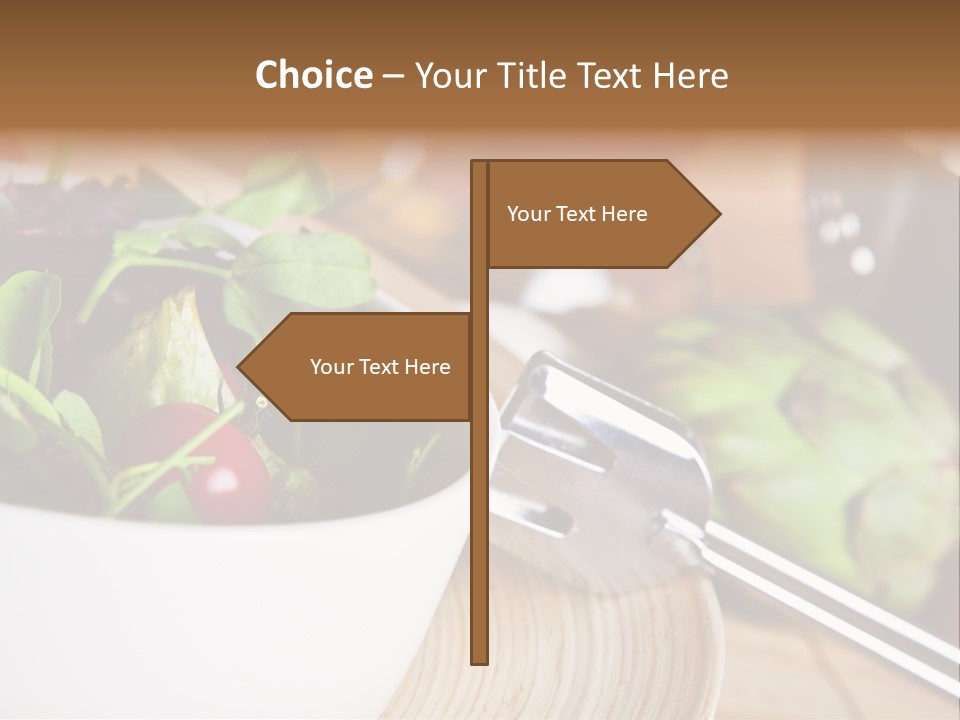 Freshness Dinnertime Macro PowerPoint Template