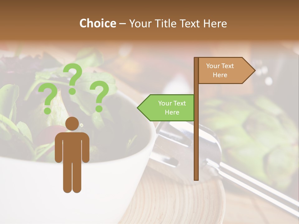 Freshness Dinnertime Macro PowerPoint Template