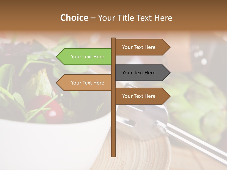 Freshness Dinnertime Macro PowerPoint Template