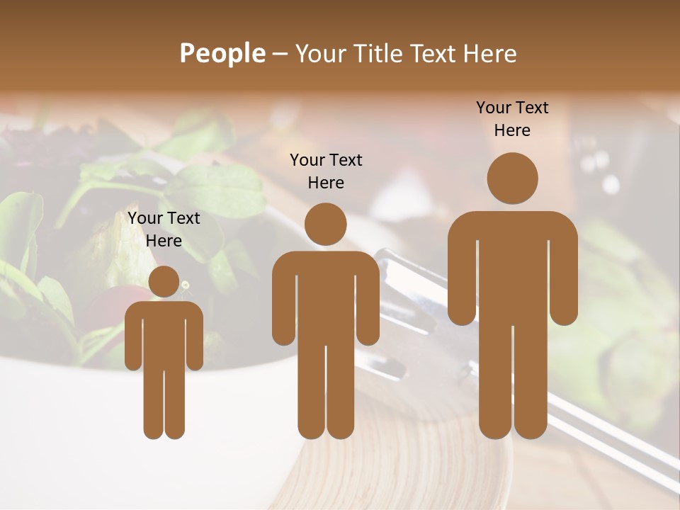 Freshness Dinnertime Macro PowerPoint Template