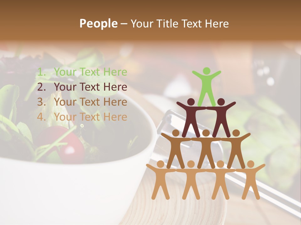 Freshness Dinnertime Macro PowerPoint Template