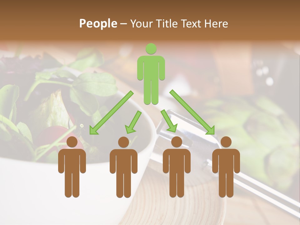 Freshness Dinnertime Macro PowerPoint Template