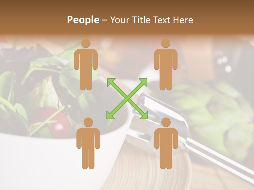 Freshness Dinnertime Macro PowerPoint Template
