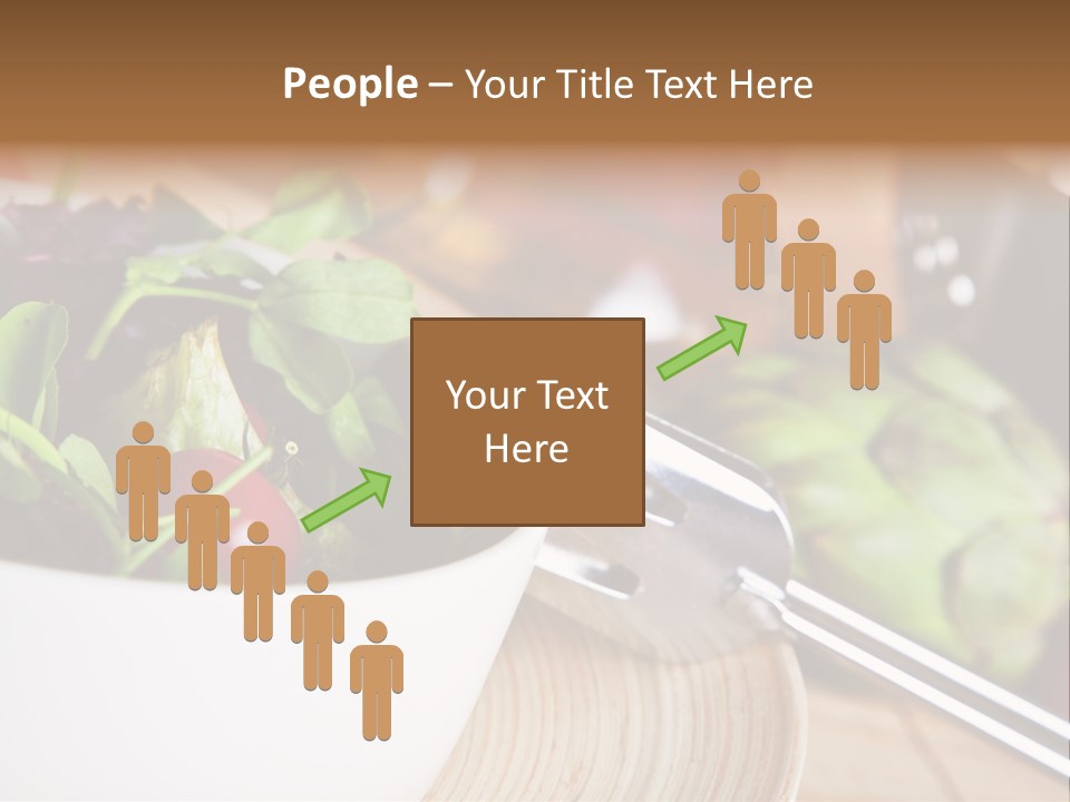 Freshness Dinnertime Macro PowerPoint Template