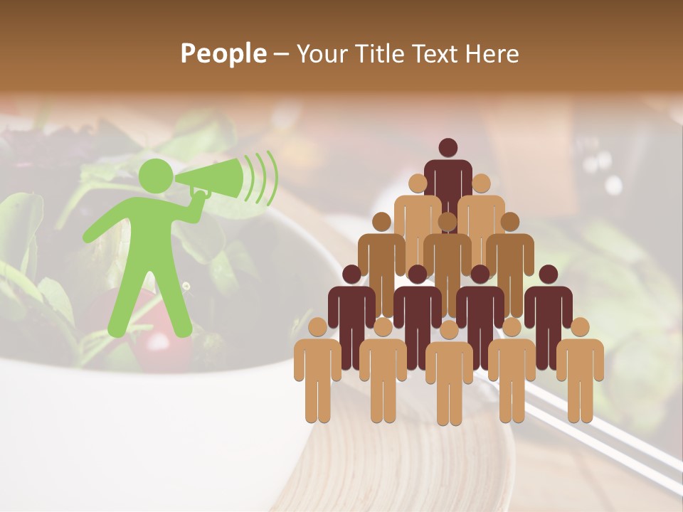 Freshness Dinnertime Macro PowerPoint Template