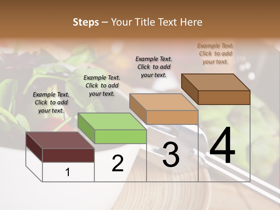 Freshness Dinnertime Macro PowerPoint Template