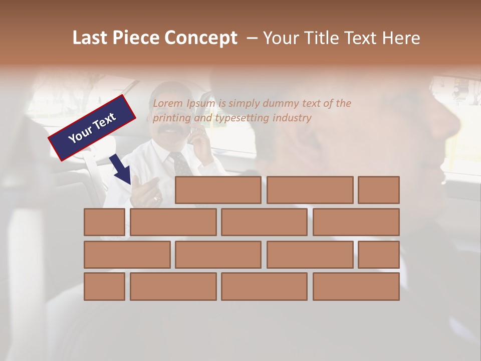 Chauffer Collar Waist PowerPoint Template