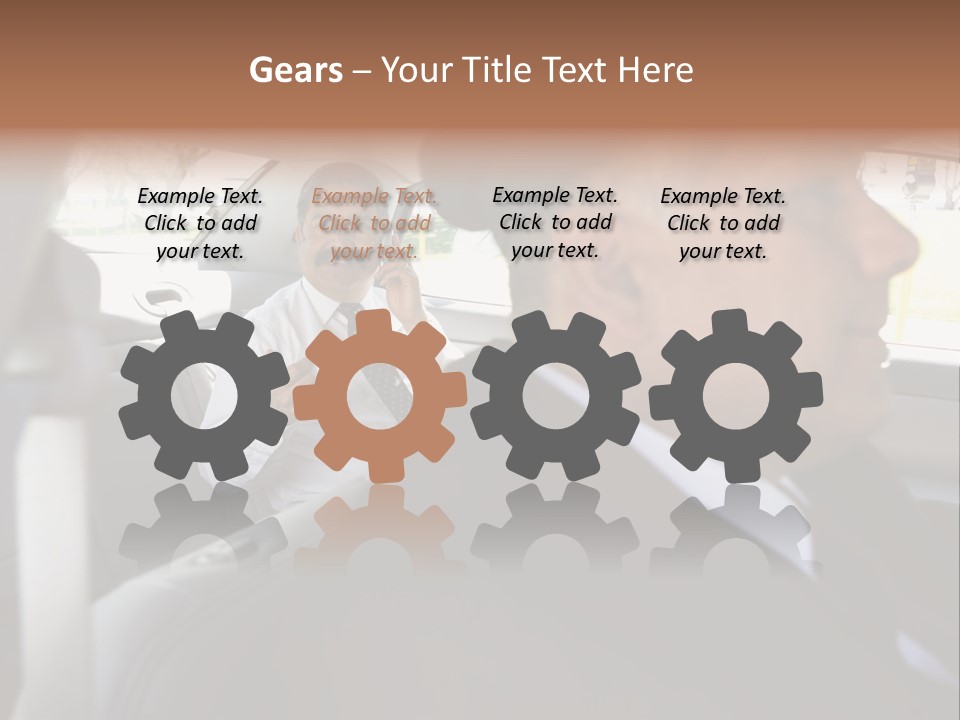 Chauffer Collar Waist PowerPoint Template