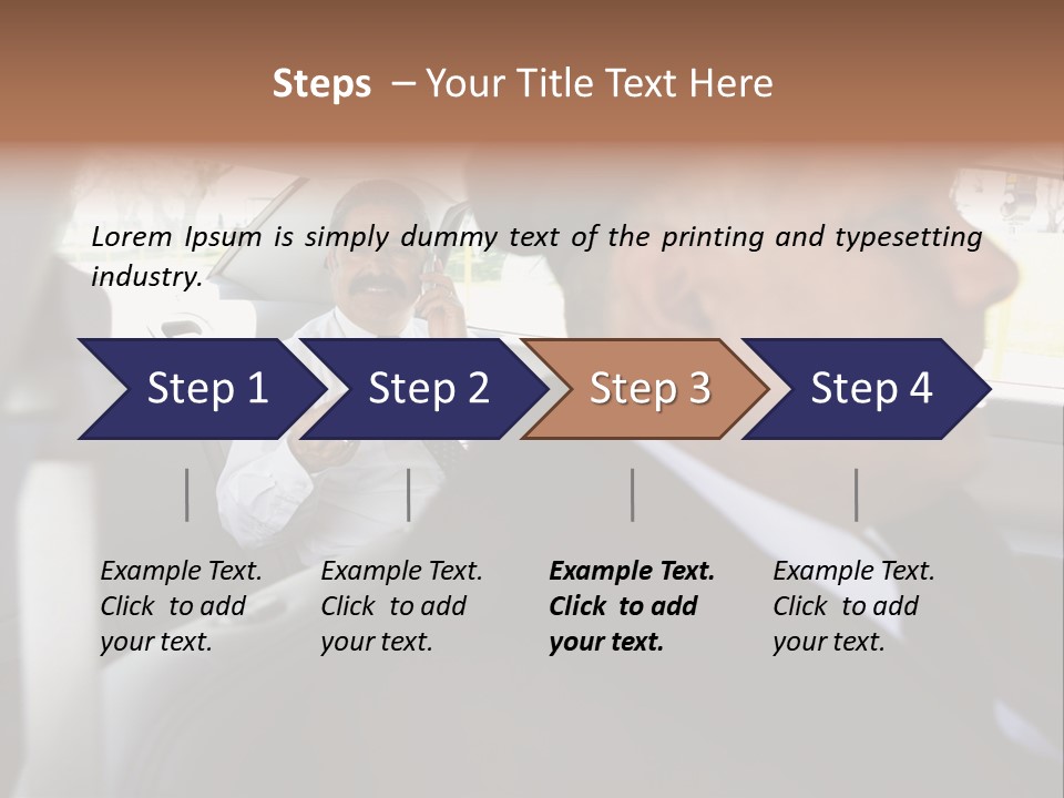 Chauffer Collar Waist PowerPoint Template
