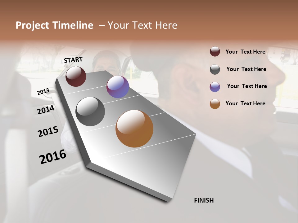 Chauffer Collar Waist PowerPoint Template