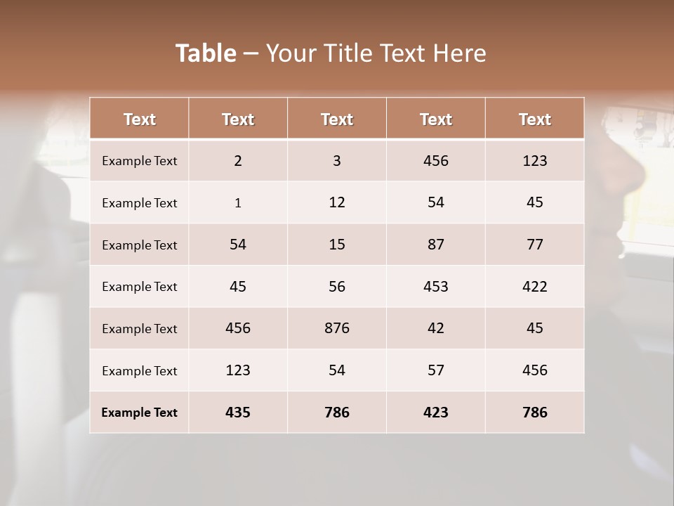 Chauffer Collar Waist PowerPoint Template
