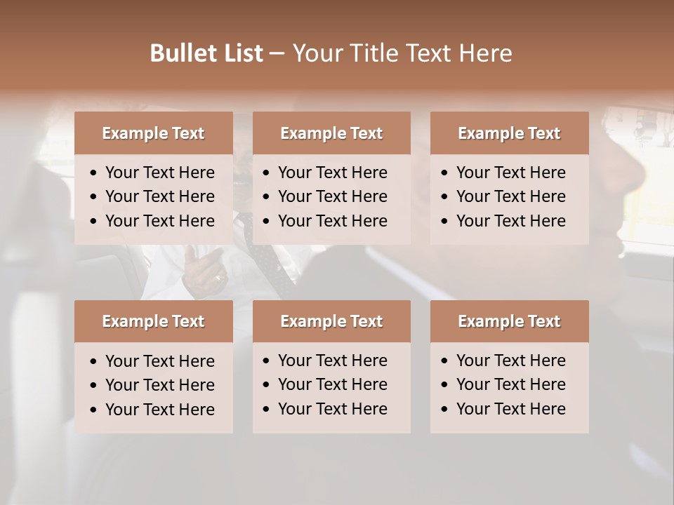 Chauffer Collar Waist PowerPoint Template