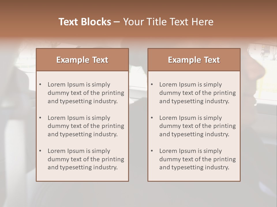 Chauffer Collar Waist PowerPoint Template