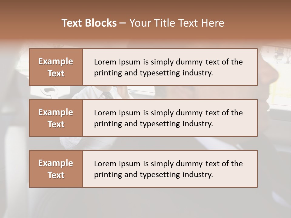 Chauffer Collar Waist PowerPoint Template