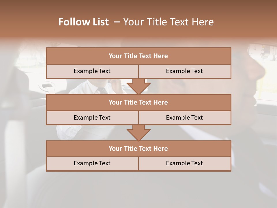 Chauffer Collar Waist PowerPoint Template