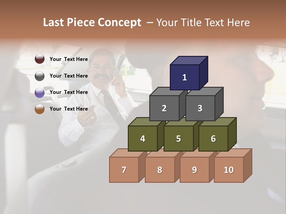 Chauffer Collar Waist PowerPoint Template