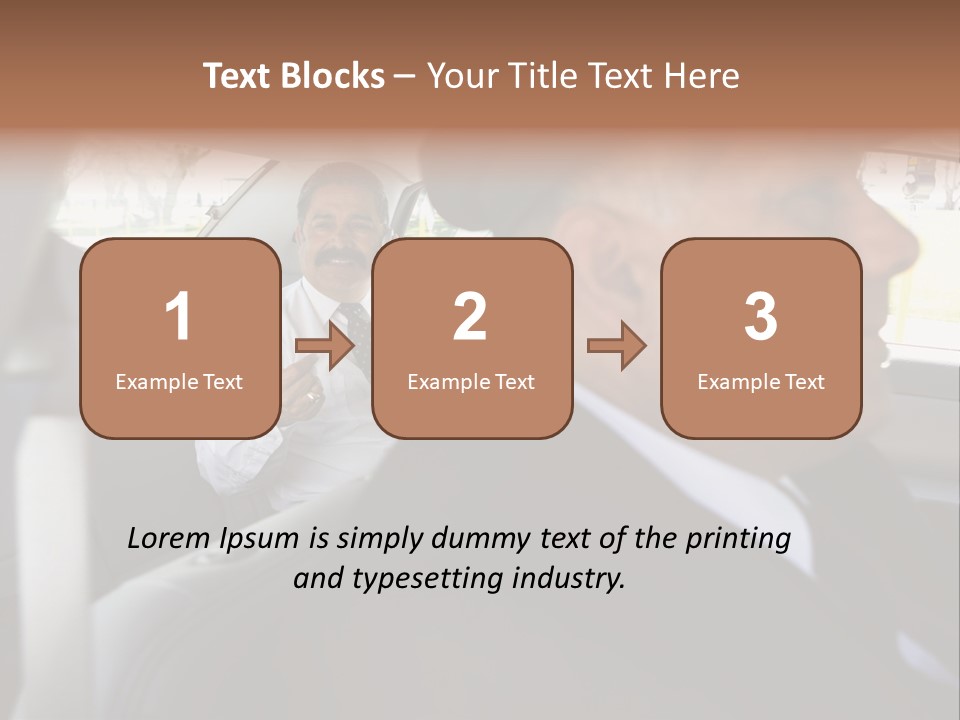 Chauffer Collar Waist PowerPoint Template