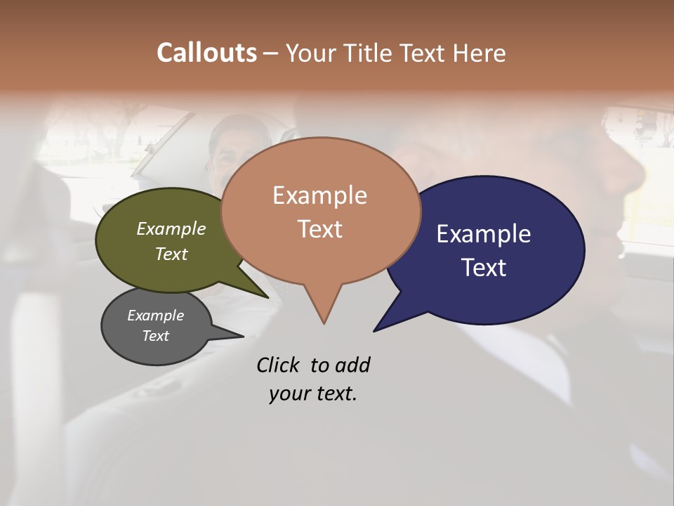 Chauffer Collar Waist PowerPoint Template