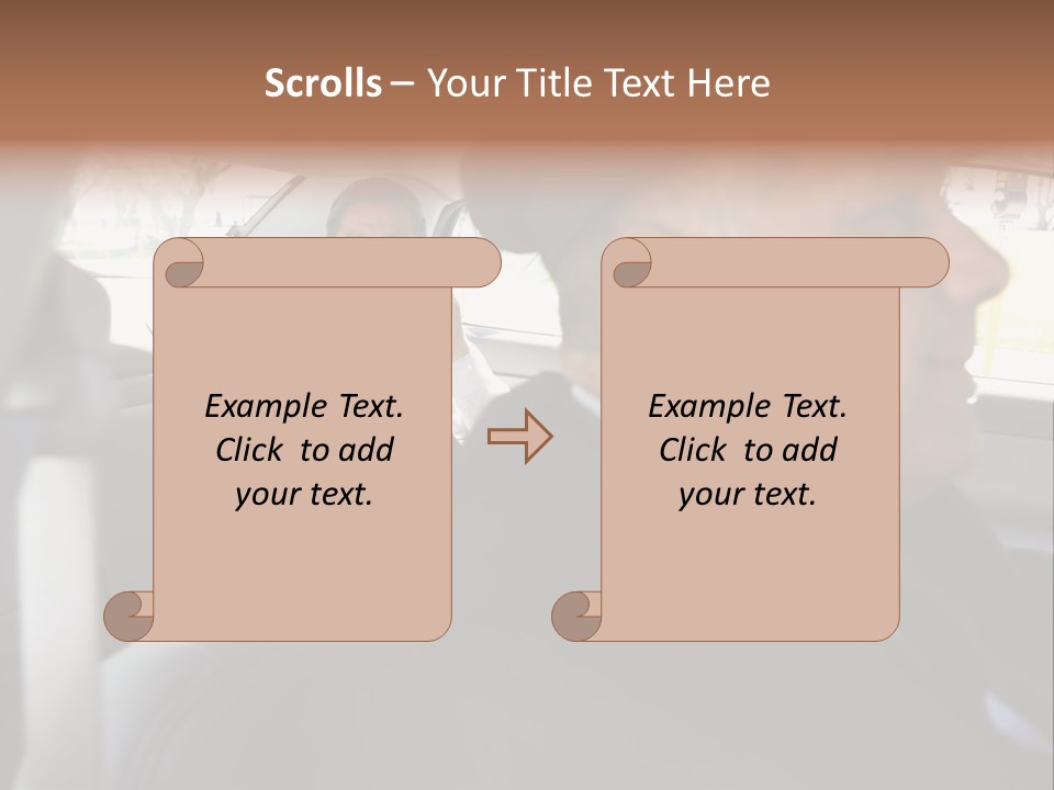 Chauffer Collar Waist PowerPoint Template