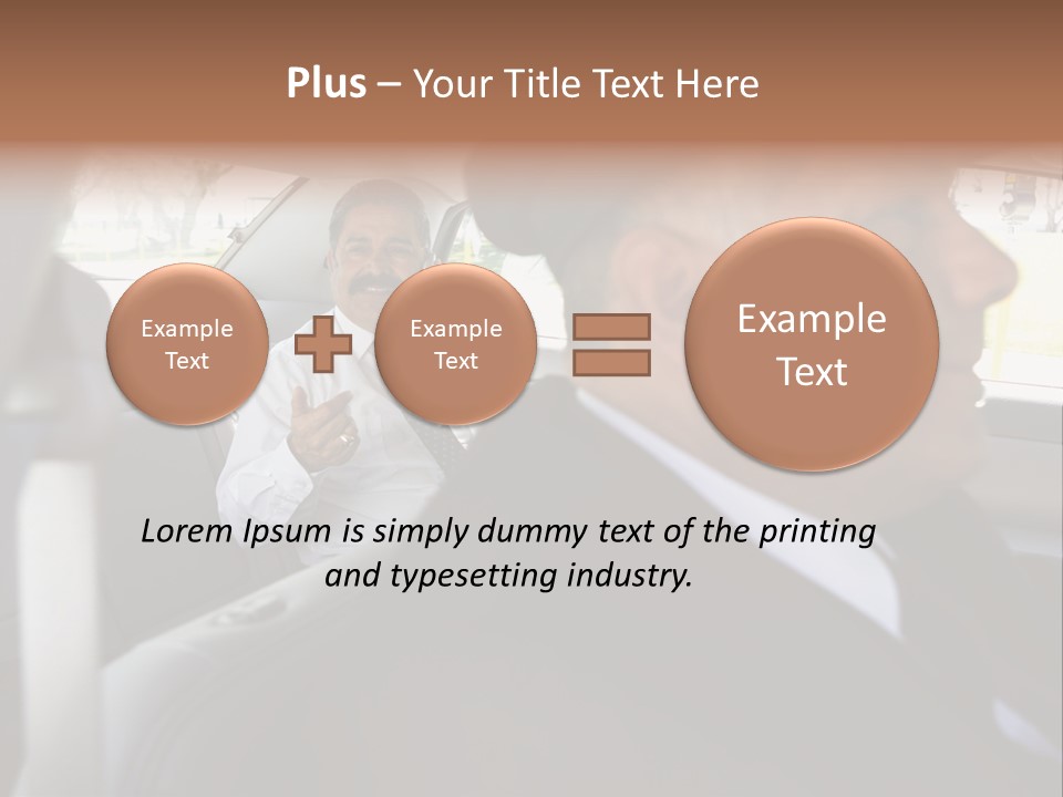 Chauffer Collar Waist PowerPoint Template