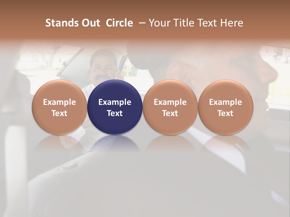 Chauffer Collar Waist PowerPoint Template