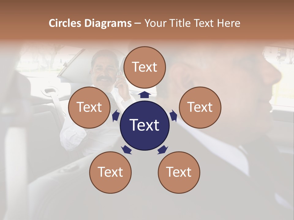 Chauffer Collar Waist PowerPoint Template