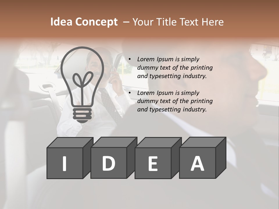 Chauffer Collar Waist PowerPoint Template