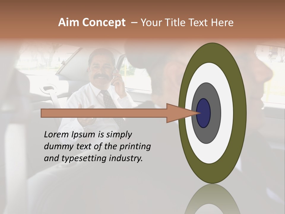 Chauffer Collar Waist PowerPoint Template