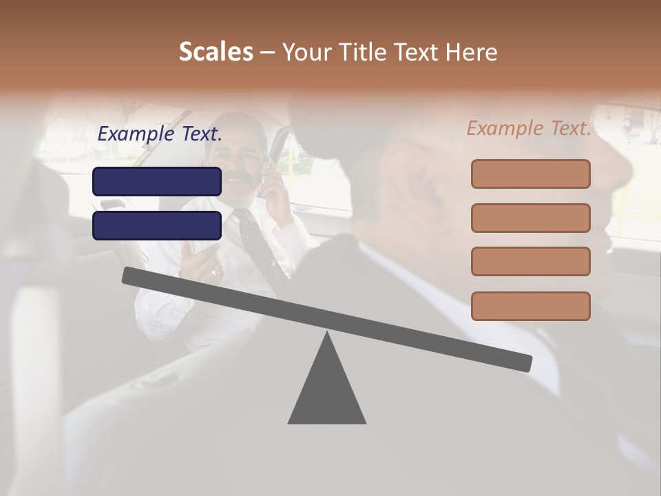 Chauffer Collar Waist PowerPoint Template