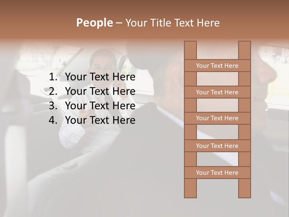 Chauffer Collar Waist PowerPoint Template