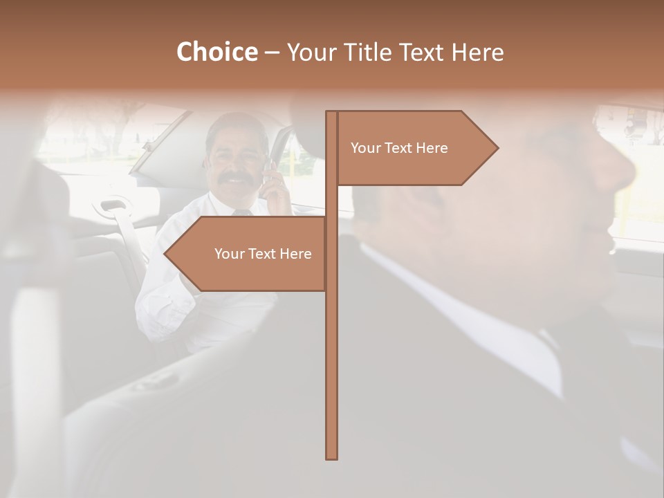 Chauffer Collar Waist PowerPoint Template