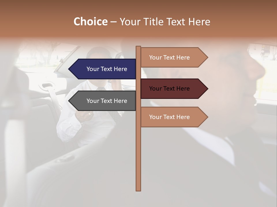 Chauffer Collar Waist PowerPoint Template