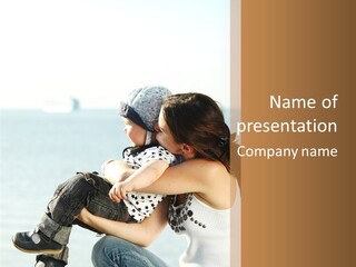 Water Brunette Lake PowerPoint Template