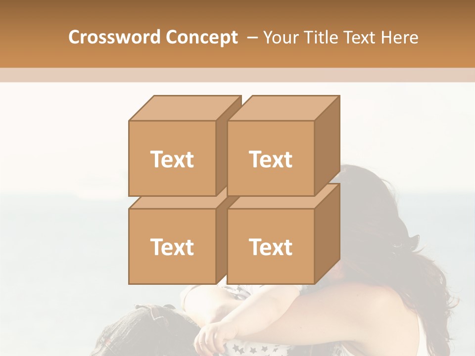 Water Brunette Lake PowerPoint Template