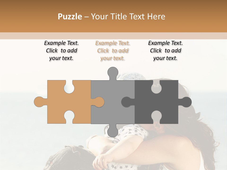 Water Brunette Lake PowerPoint Template