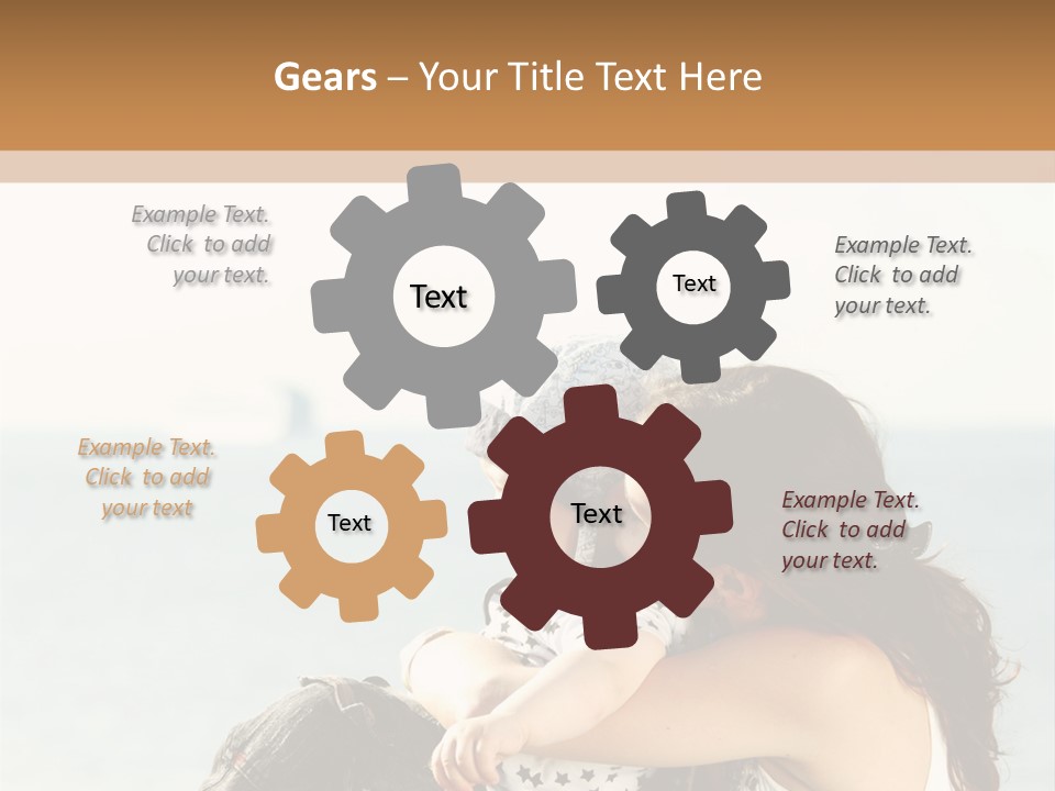 Water Brunette Lake PowerPoint Template