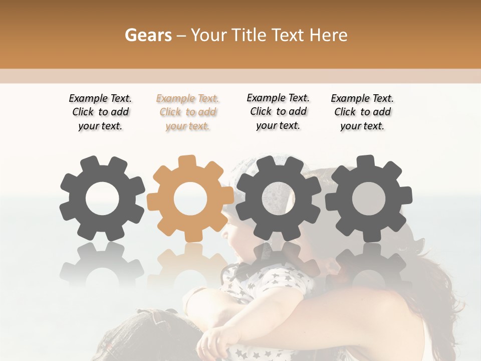 Water Brunette Lake PowerPoint Template