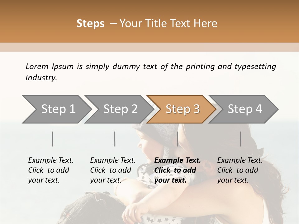 Water Brunette Lake PowerPoint Template