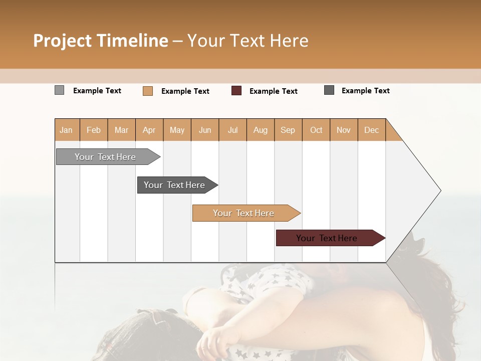 Water Brunette Lake PowerPoint Template