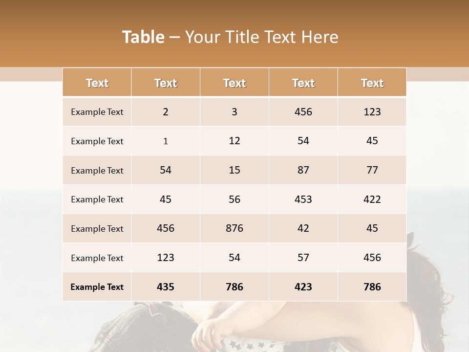 Water Brunette Lake PowerPoint Template