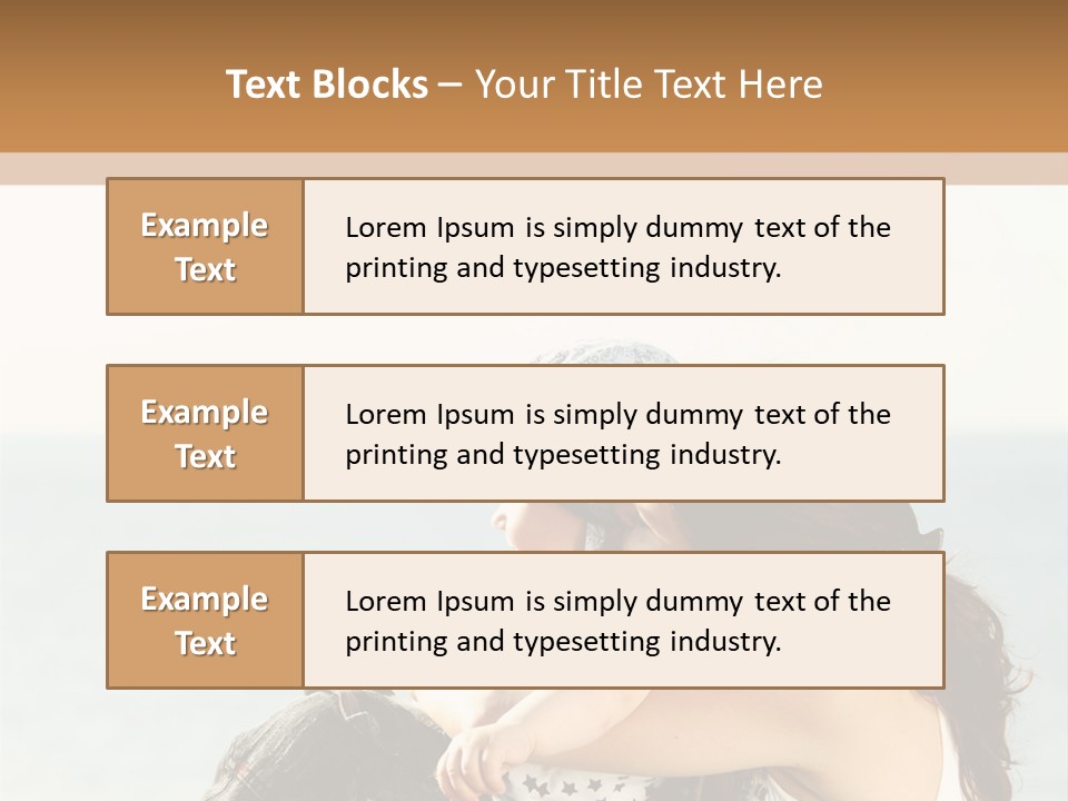 Water Brunette Lake PowerPoint Template