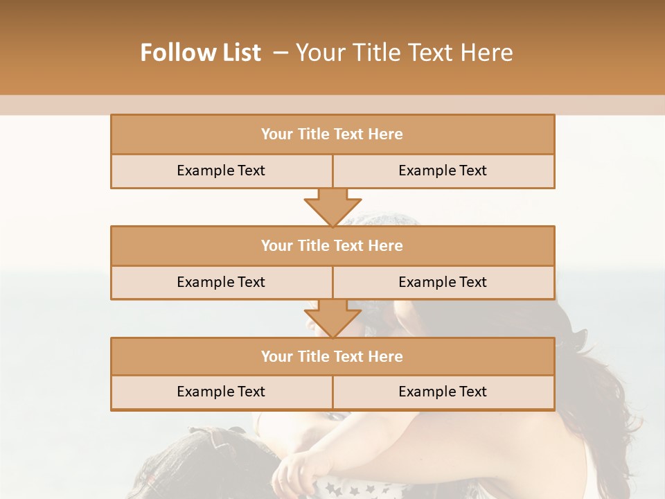 Water Brunette Lake PowerPoint Template