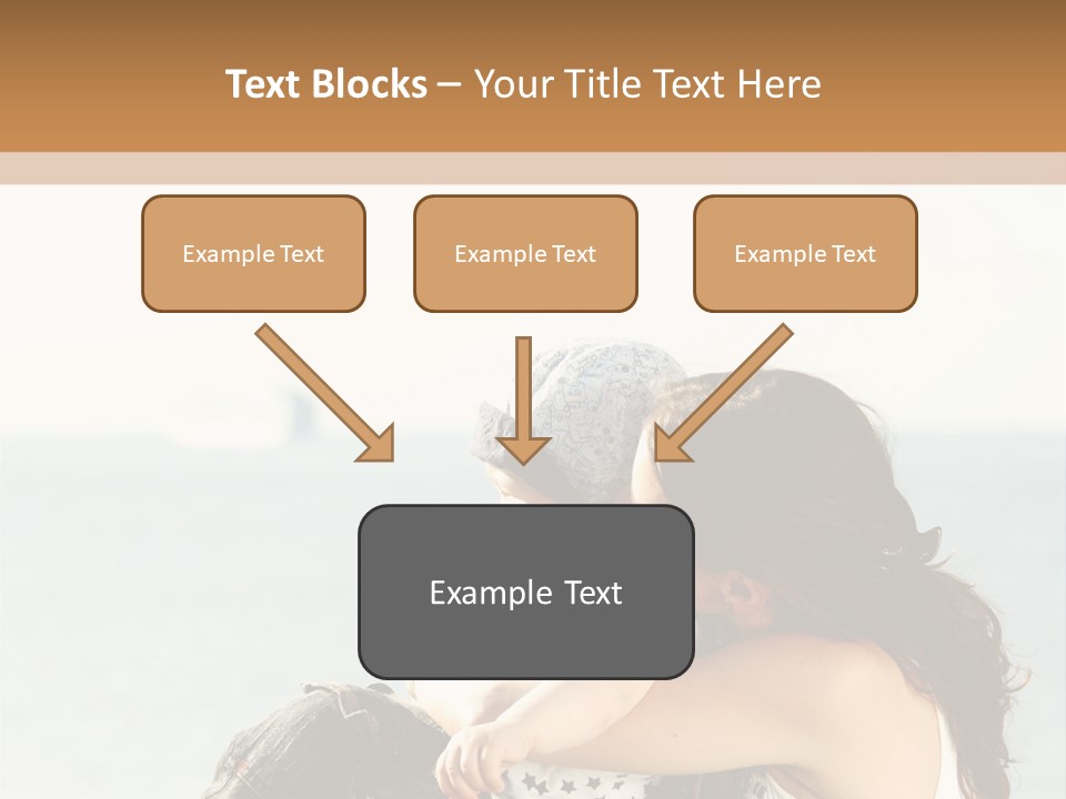 Water Brunette Lake PowerPoint Template