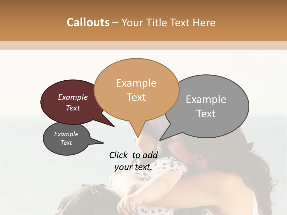 Water Brunette Lake PowerPoint Template