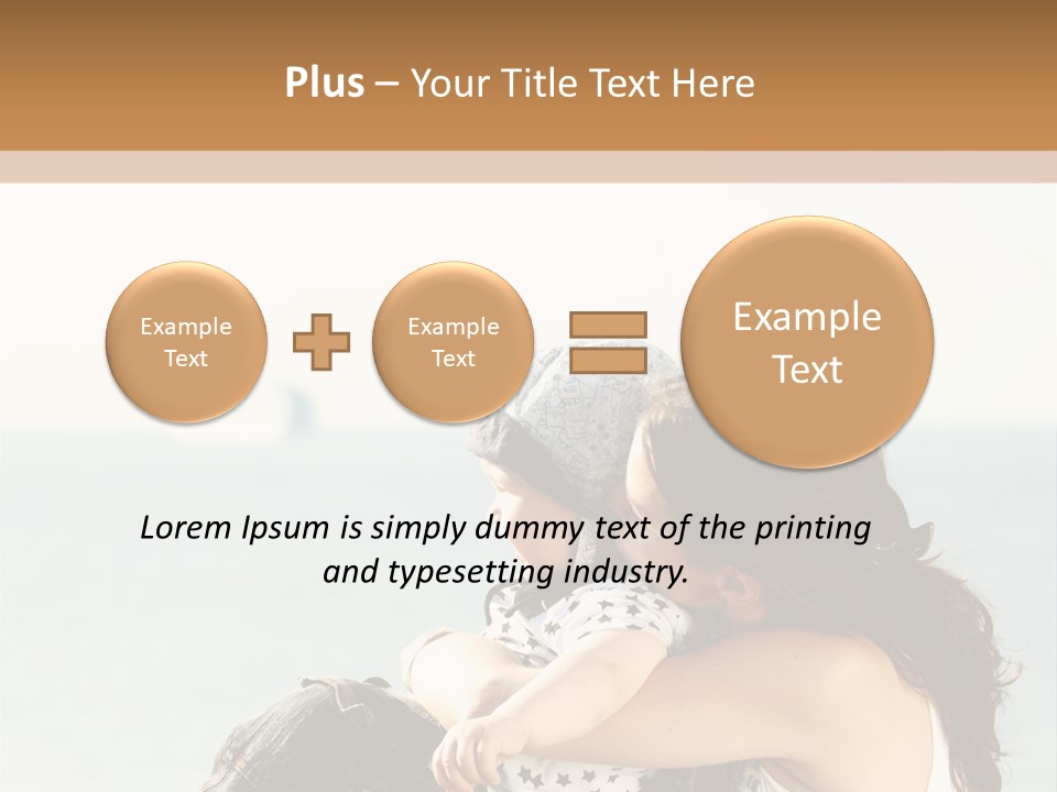 Water Brunette Lake PowerPoint Template