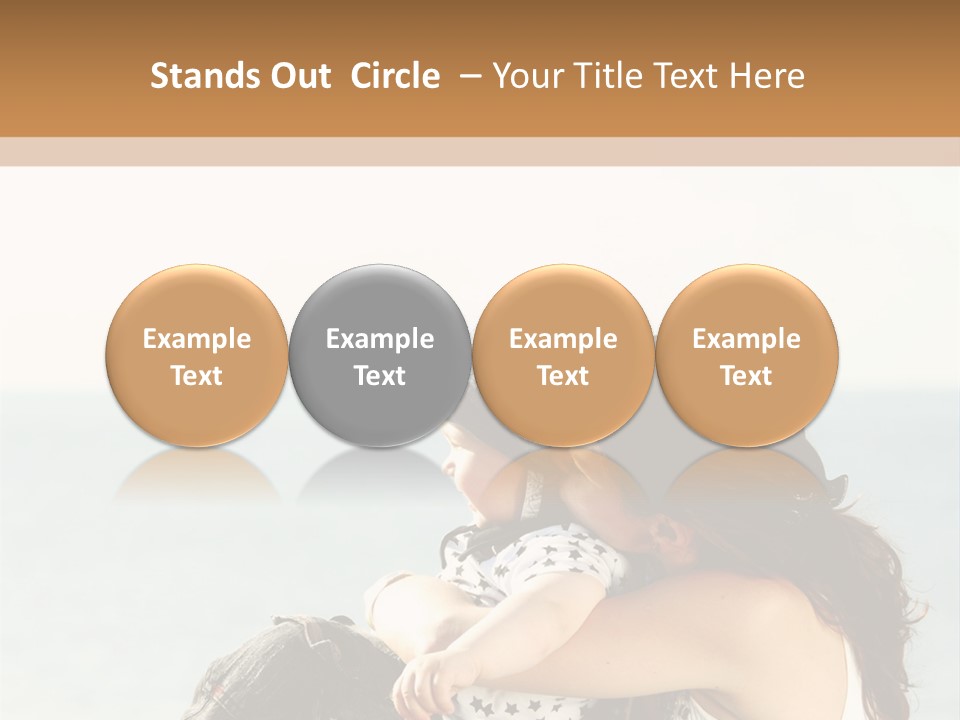 Water Brunette Lake PowerPoint Template