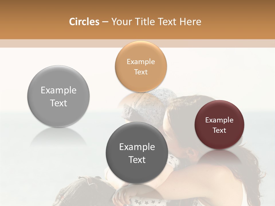 Water Brunette Lake PowerPoint Template