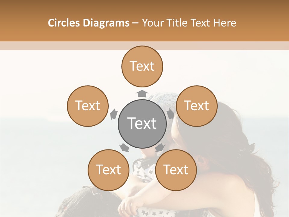 Water Brunette Lake PowerPoint Template